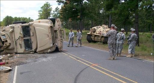 Military Vehicles Most at Risk of Vehicle Rollovers